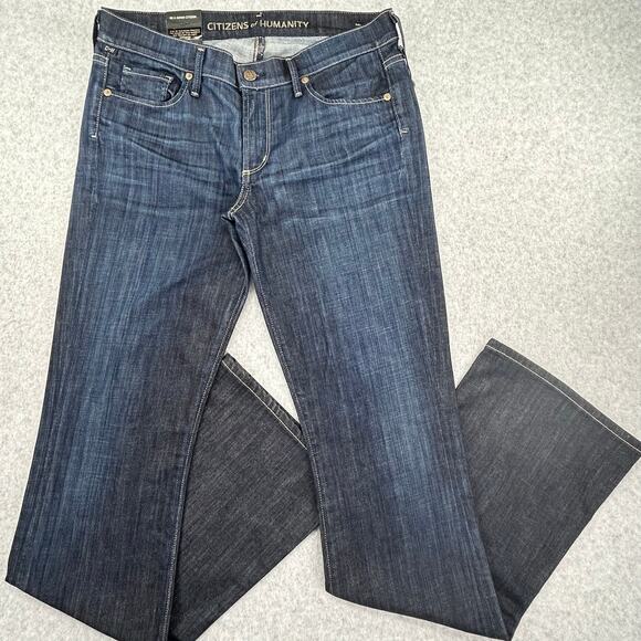 Citizens of Humanity Kelly Jeans Women 30 (32x35) Bootcut NEW Pacific Ocean Blue - Picture 3 of 16